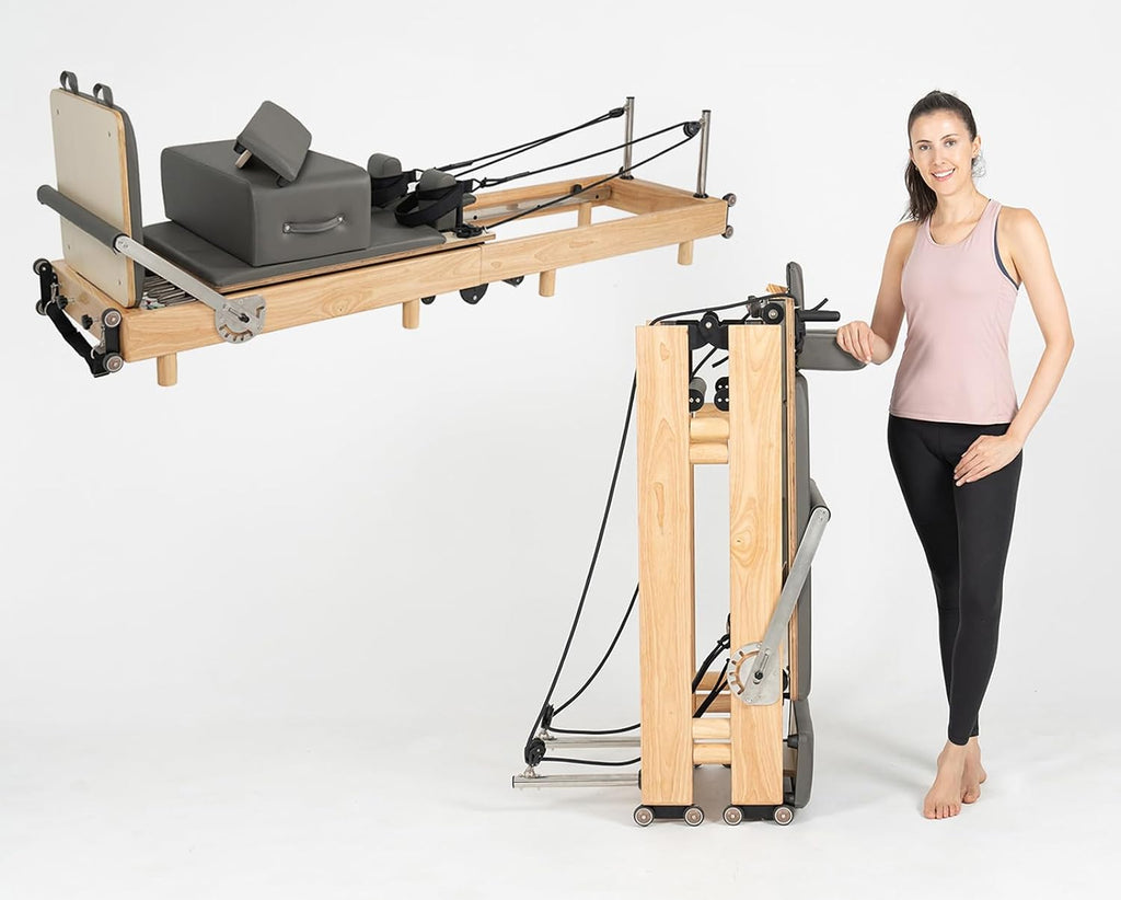 Wood Foldable Home Pilates Reformer
