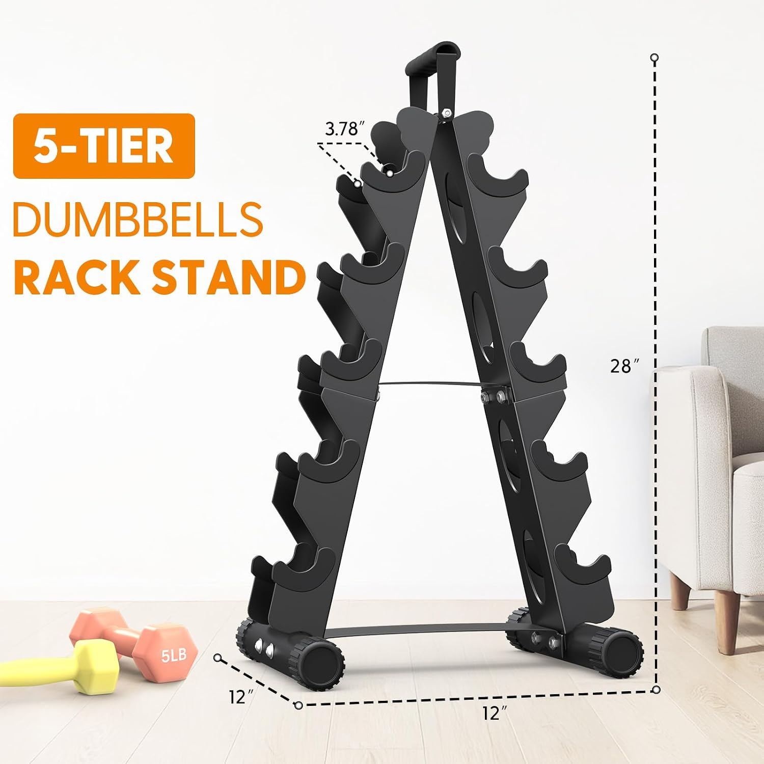 Frame Dumbbell Storage Rack