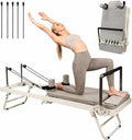 Foldable 550‑Lbs Steel Home Pilates Reformer