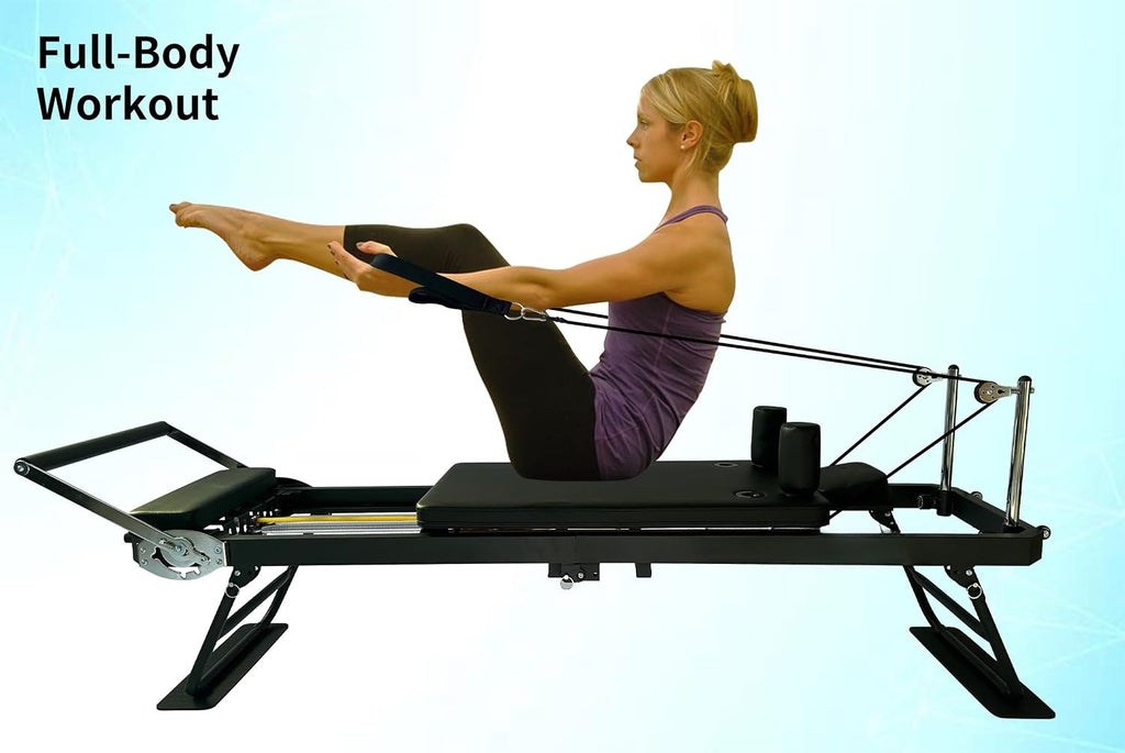 Foldable Home Pilates Reformer with Jump Board
