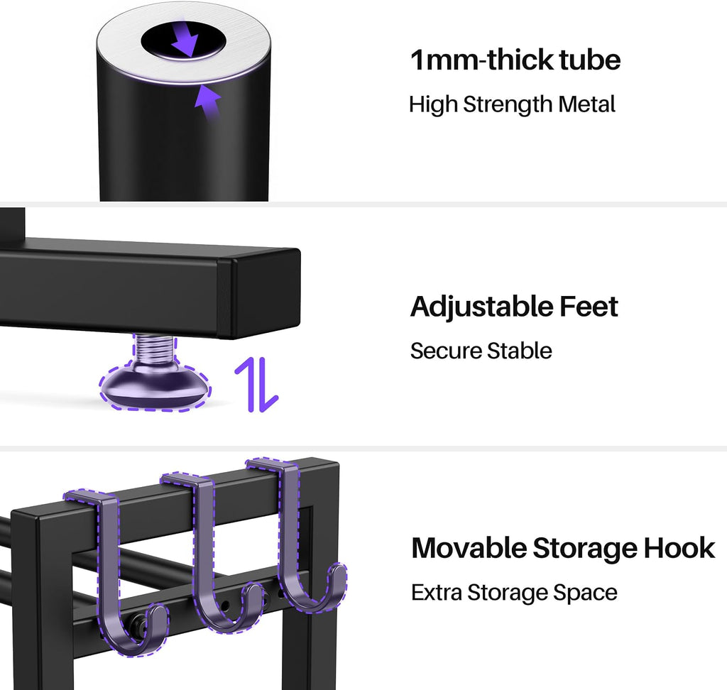 3‑Tier 450‑Lbs Dumbbell Rack