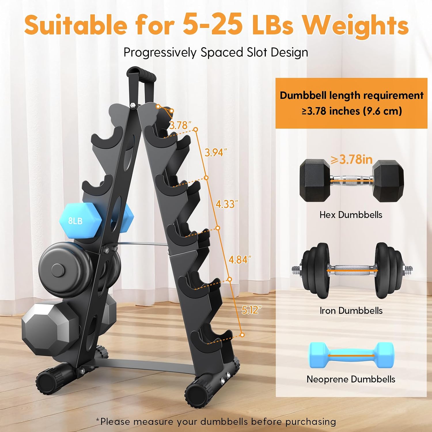 Frame Dumbbell Storage Rack