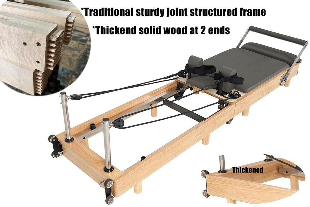 Wood Foldable Home Pilates Reformer