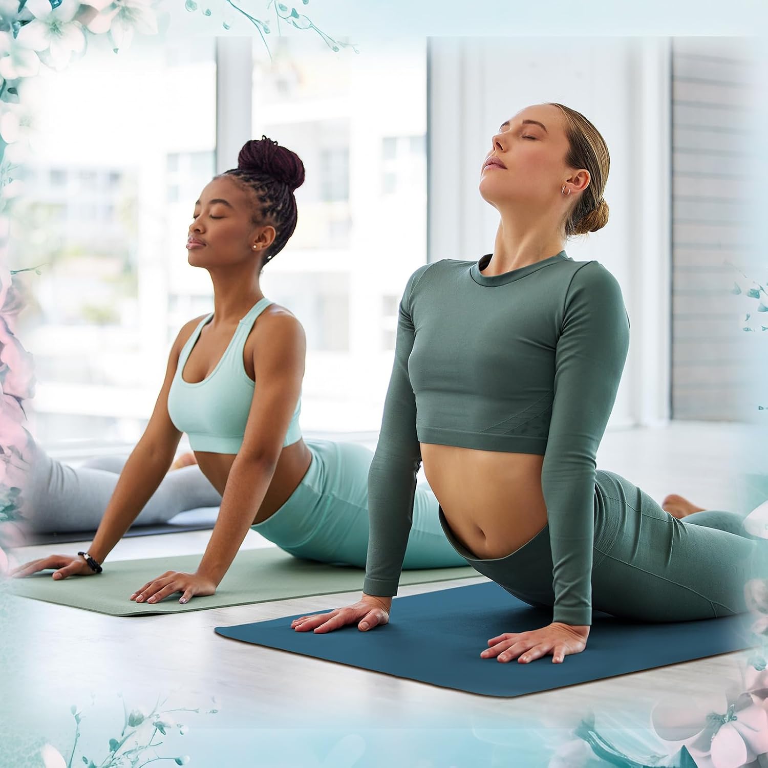 24‑Pack 4mm Non‑Slip Bulk Yoga Mats