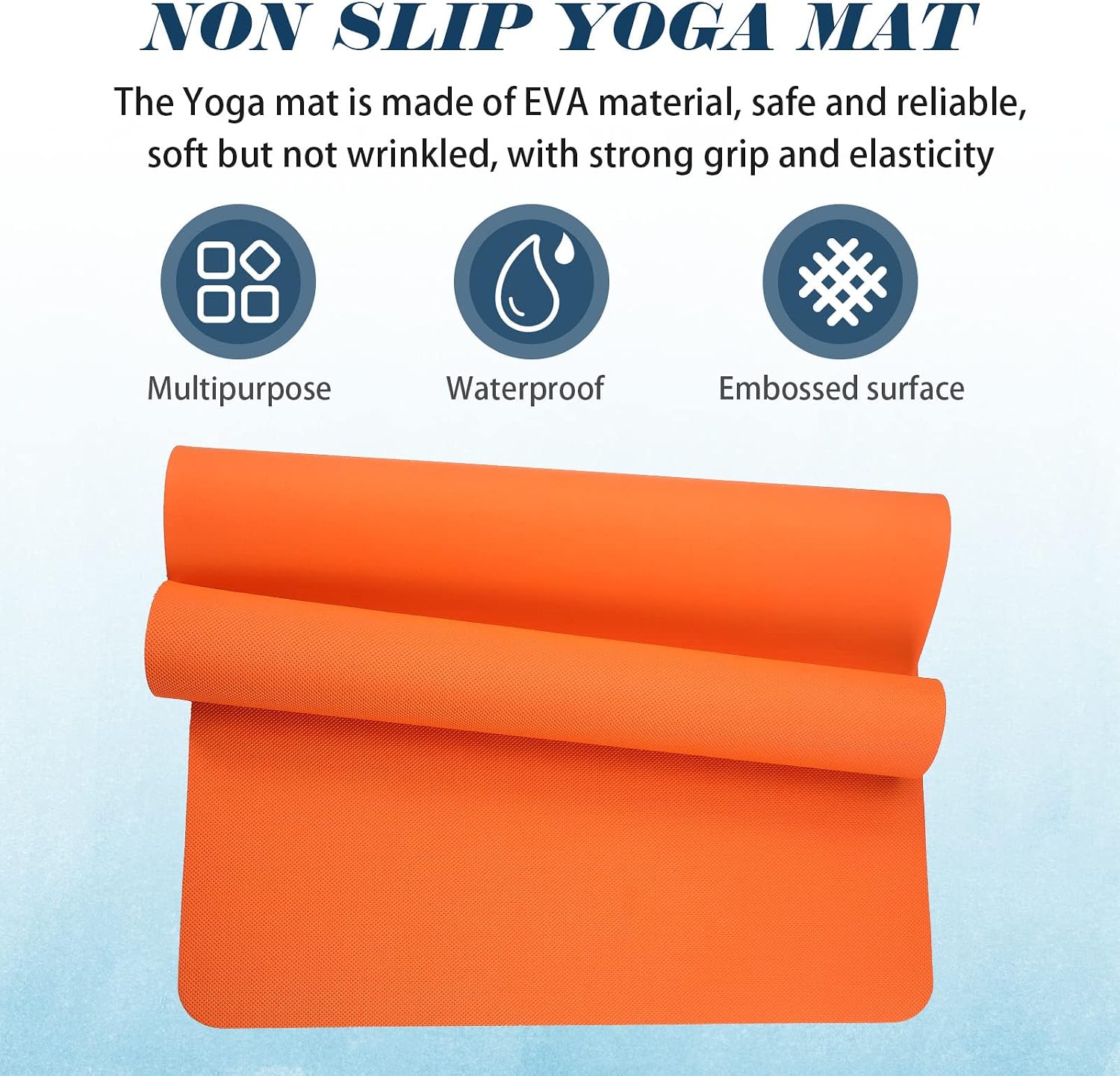 16‑Pack 4mm EVA Bulk Yoga Mats