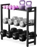 3‑Tier Home Gym Dumbbell Rack