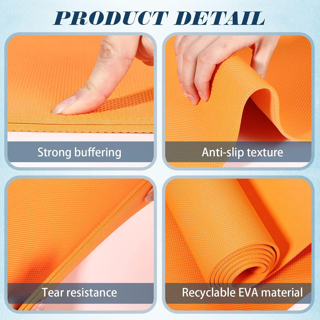 16‑Pack 4mm EVA Bulk Yoga Mats