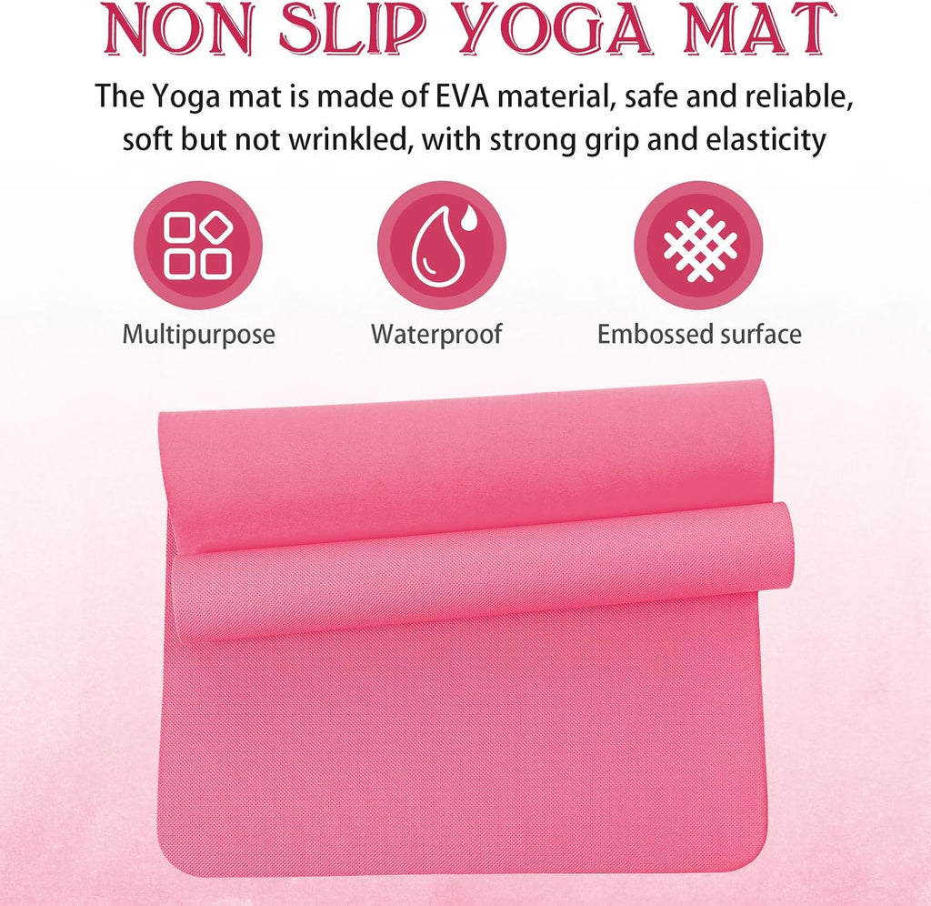 10‑Pack 4mm Non‑Slip Bulk Yoga Mats