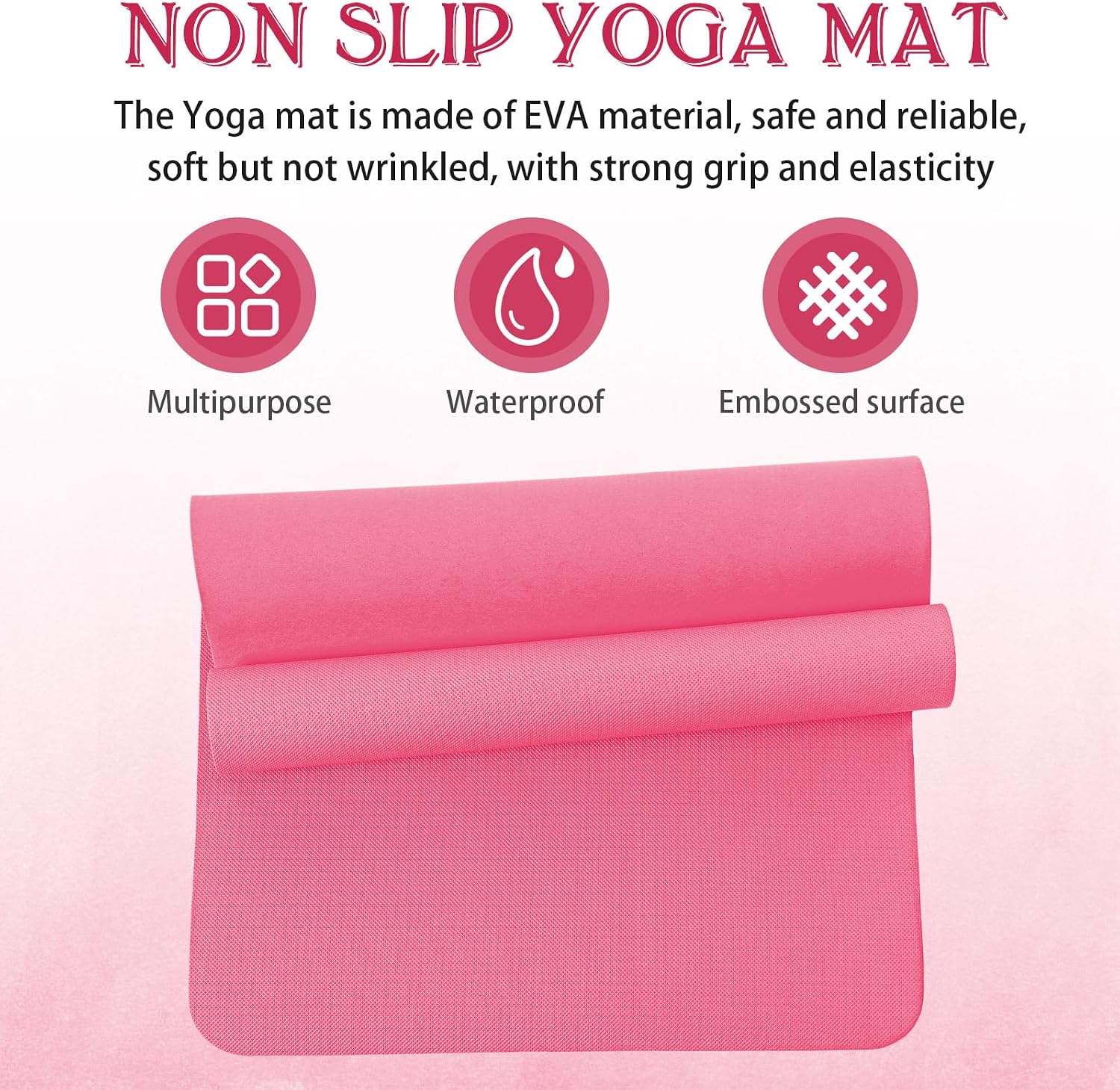 10‑Pack 4mm Non‑Slip Bulk Yoga Mats