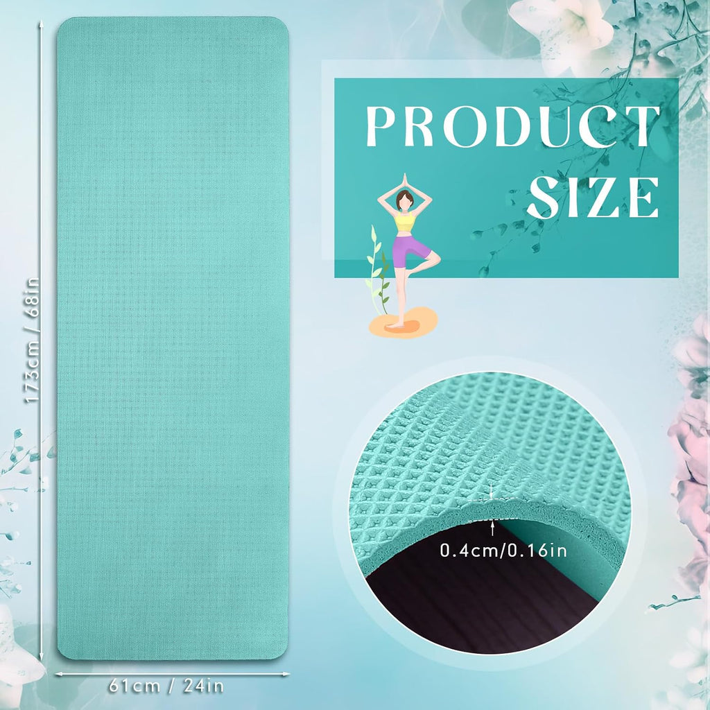 24‑Pack 4mm Non‑Slip Bulk Yoga Mats
