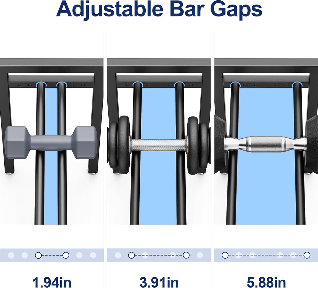 3‑Tier 20" Adjustable Dumbbell Rack