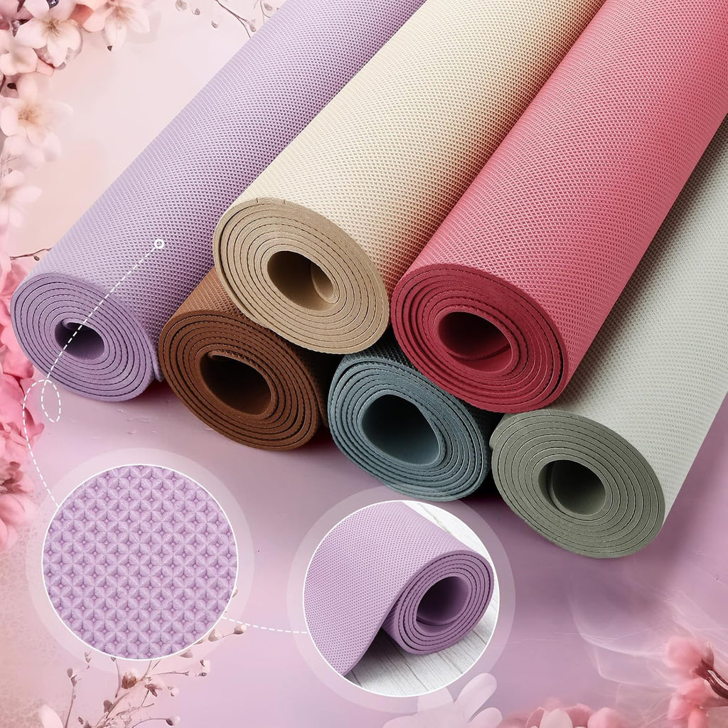 6‑Pack 4mm Non‑Slip Yoga Mats