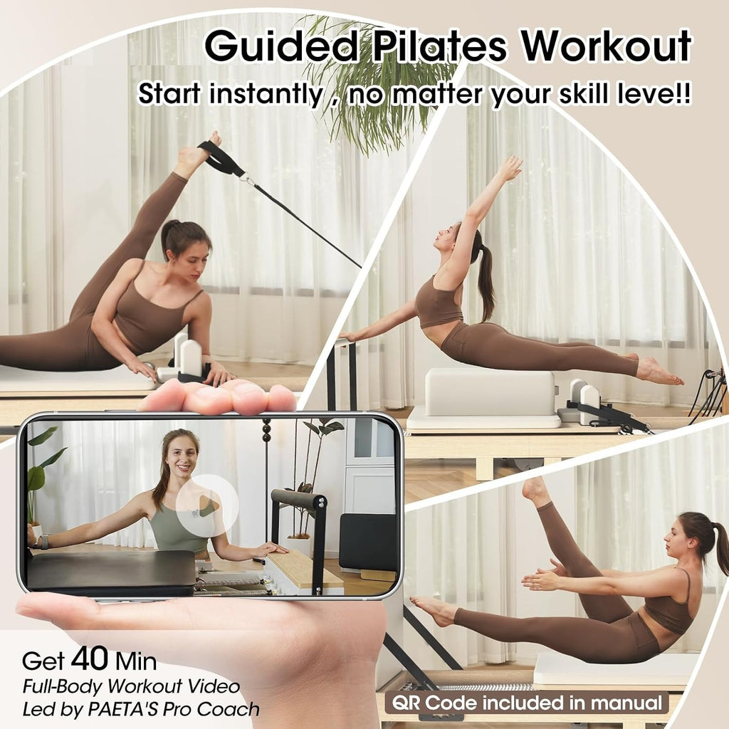 92" Wooden Home Studio Pilates Reformer