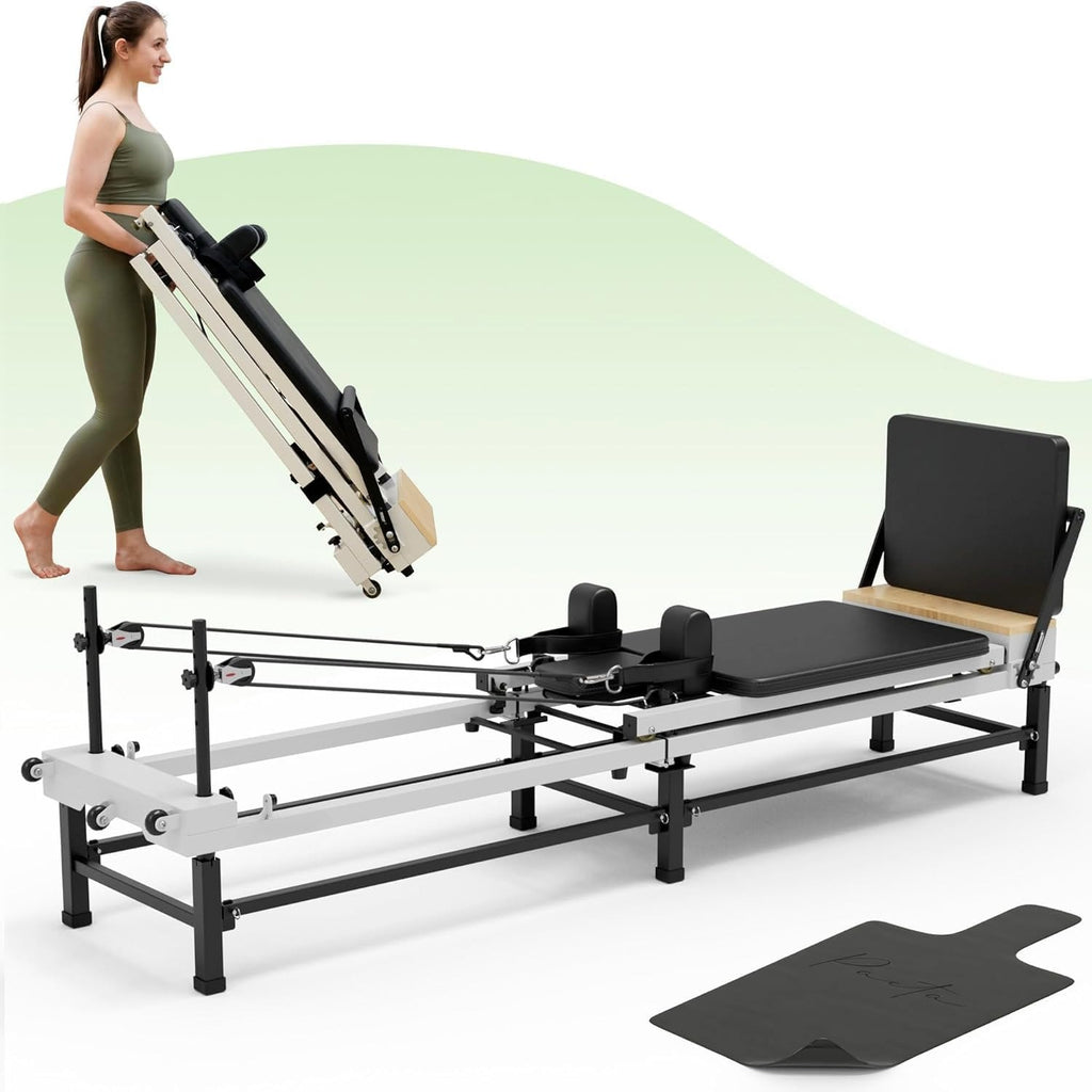 86" Foldable Adjustable Home Pilates Reformer