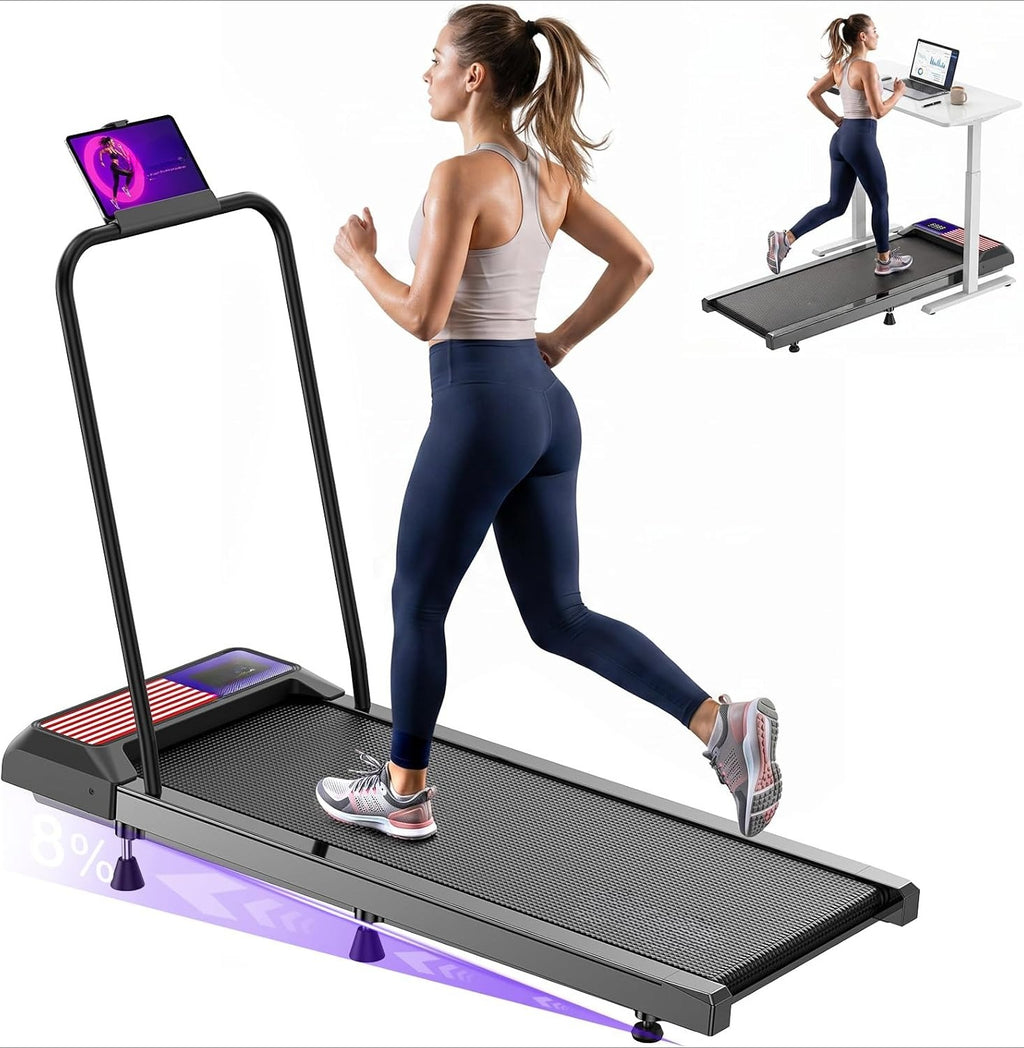 2.5HP 265‑Lbs 8% Incline Walking Pad Treadmill